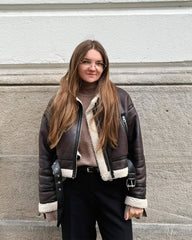 Veste en similicuir Emma