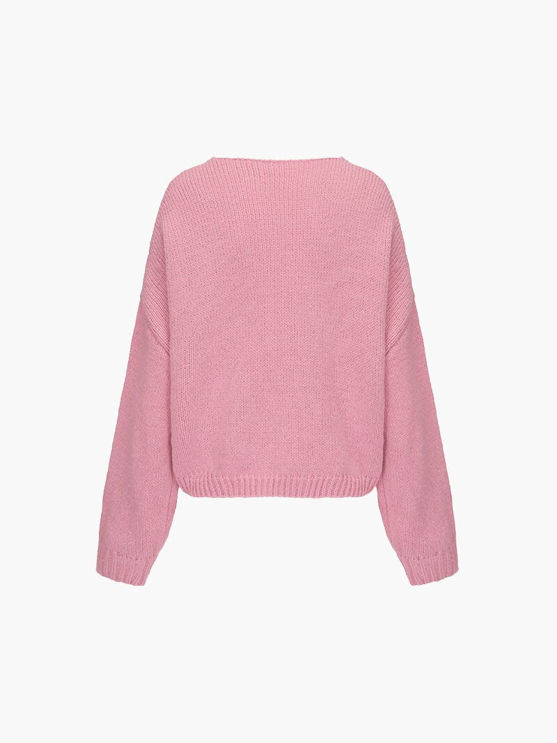 ZEYA - Emma Knit Cardigan with Bow Design