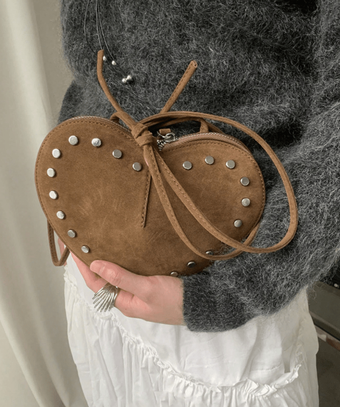 ZEYA - Esther Vintage Faux Suede Crossbody Bag