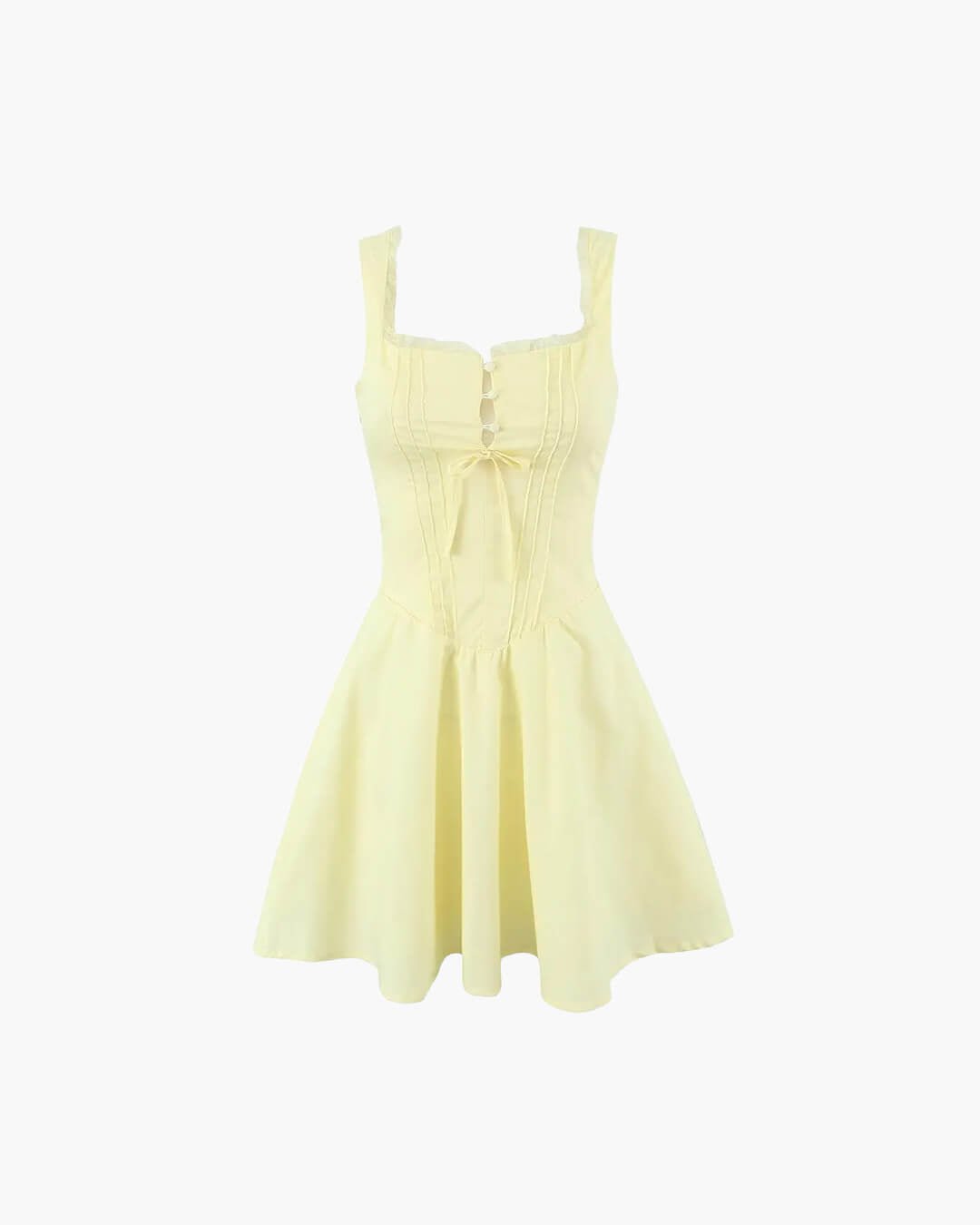 ZEYA - Evelyn Lace-Up Back Mini Dress