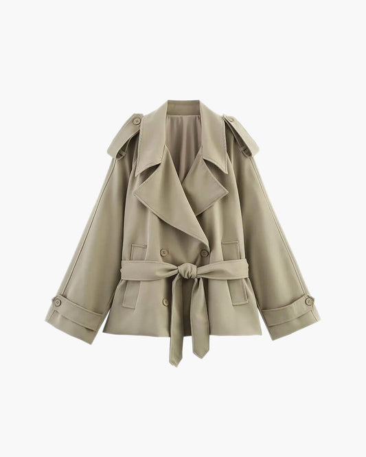 ZEYA - Fabienne Oversized Belted Trench Coat