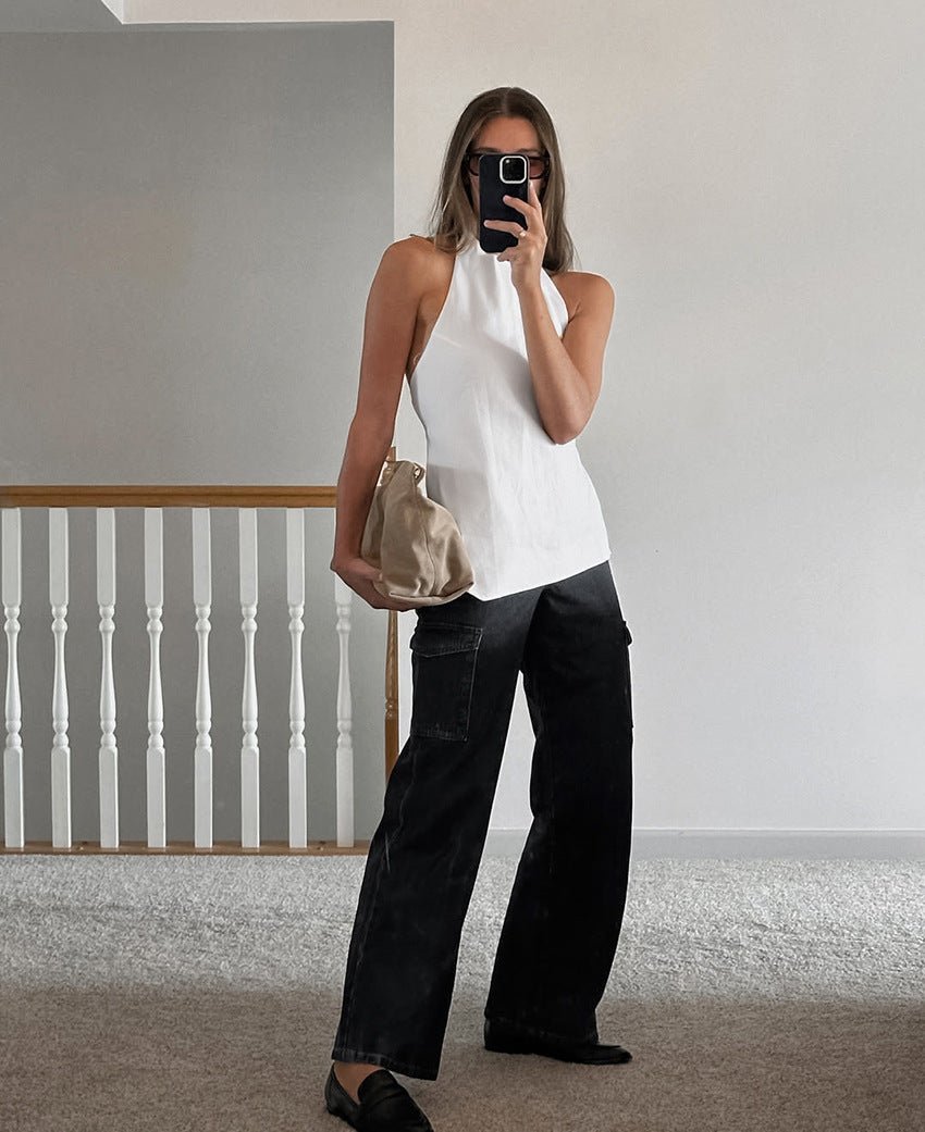 ZEYA - Felice Halter Neck Backless Top
