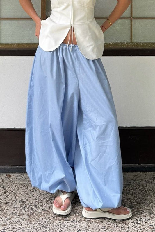 ZEYA - Fenella Elastic Waist Baggy Pants