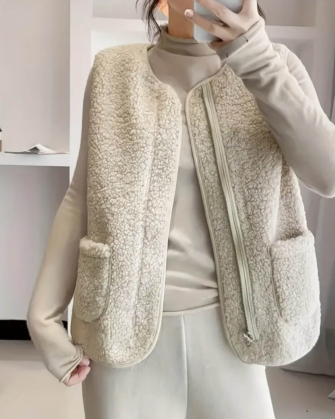 ZEYA - Fiona Fleece Vest Jacket