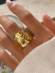 Bague Gemma à Détails Épais