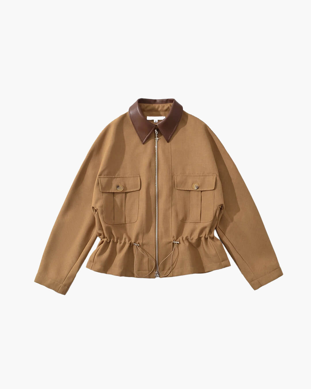 Veste zippée Emilia manches chauve-souris