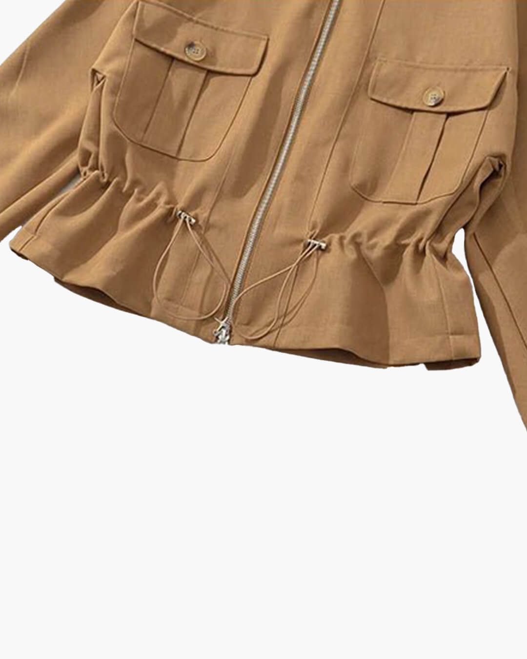 Veste zippée Emilia manches chauve-souris