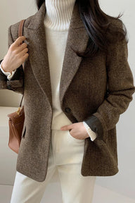 [max 255]: Veste blazer oversize ajustée Gina