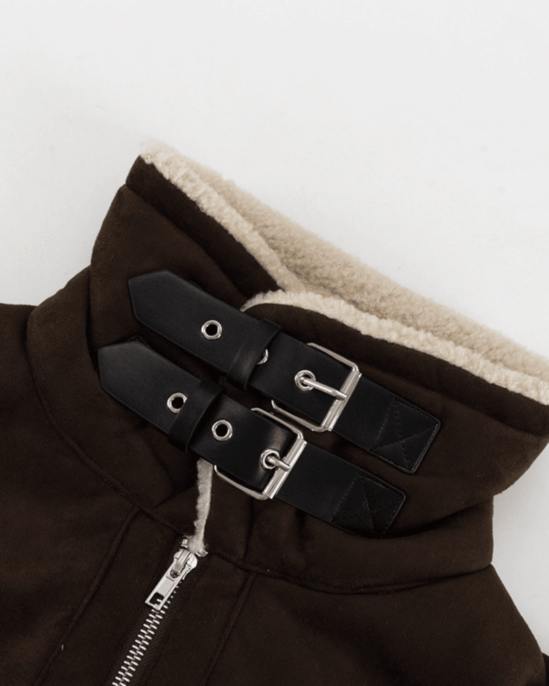 ZEYA - Gina Suede Faux Leather Jacket