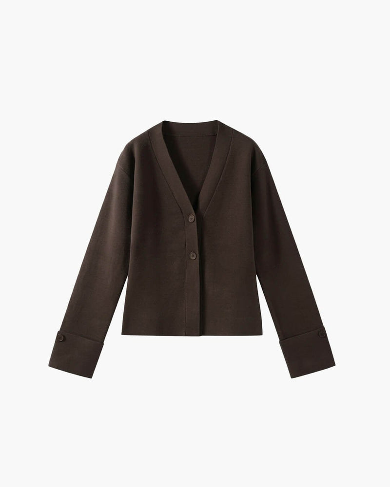 Gloria Cardigan col V boutonné