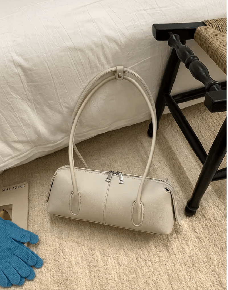 ZEYA - Hannah Cylindrical Leather Shoulder Bag