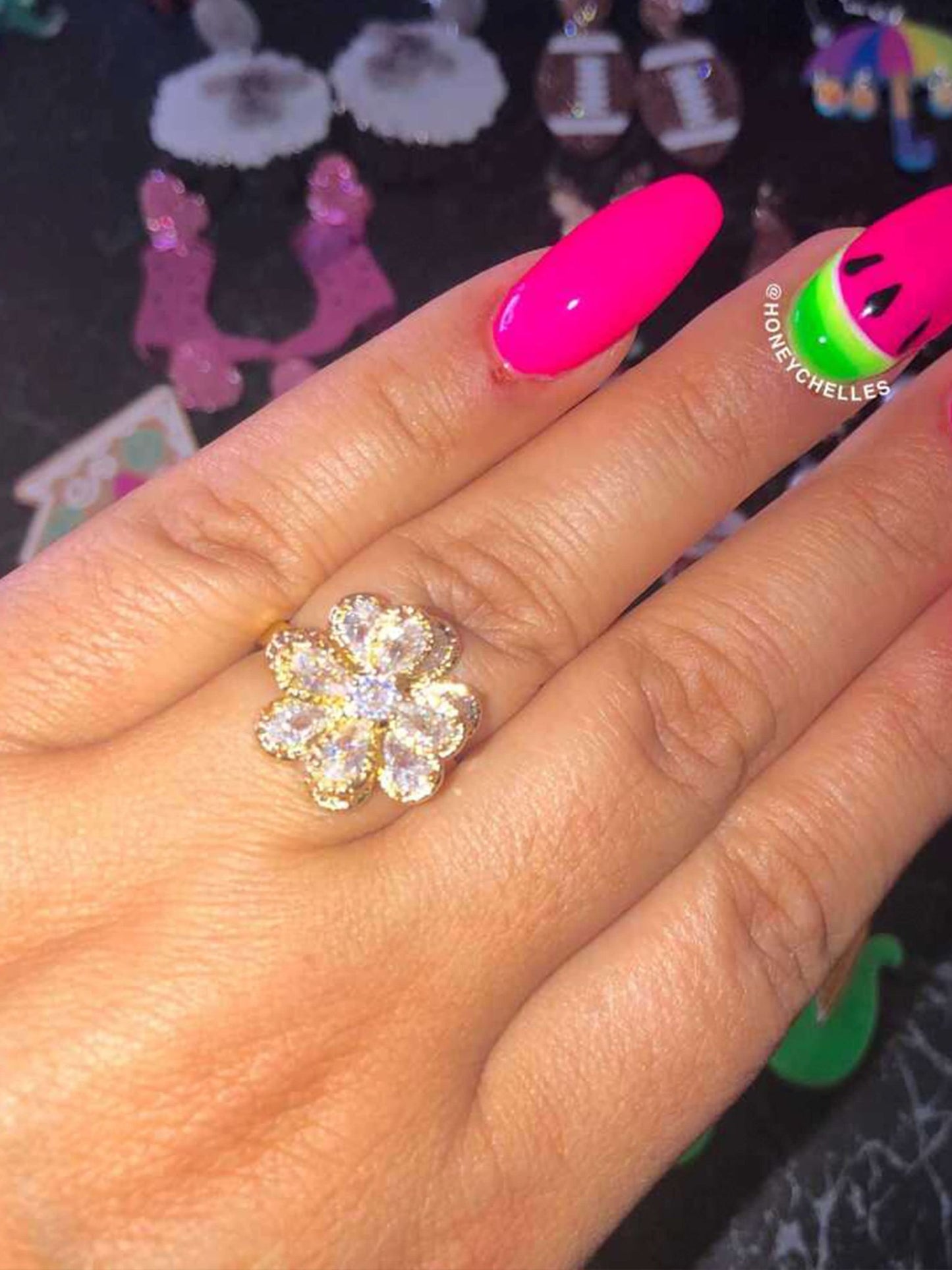 ZEYA - Hazel Clover Leaf Anxiety Ring