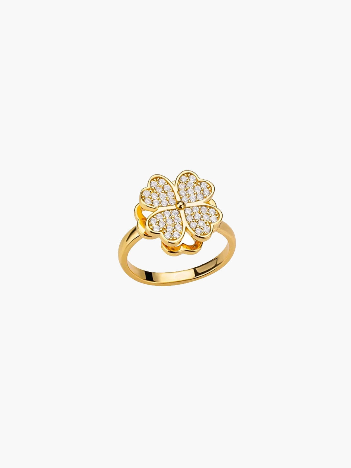ZEYA - Hazel Clover Leaf Anxiety Ring
