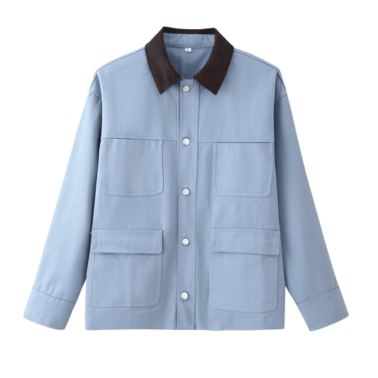 ZEYA - Helena Corduroy Collar Pocket Jacket