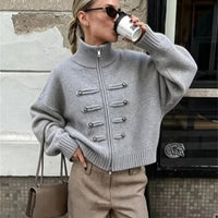 Gilet Helena zippé col roulé