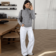 Gilet Helena zippé col roulé