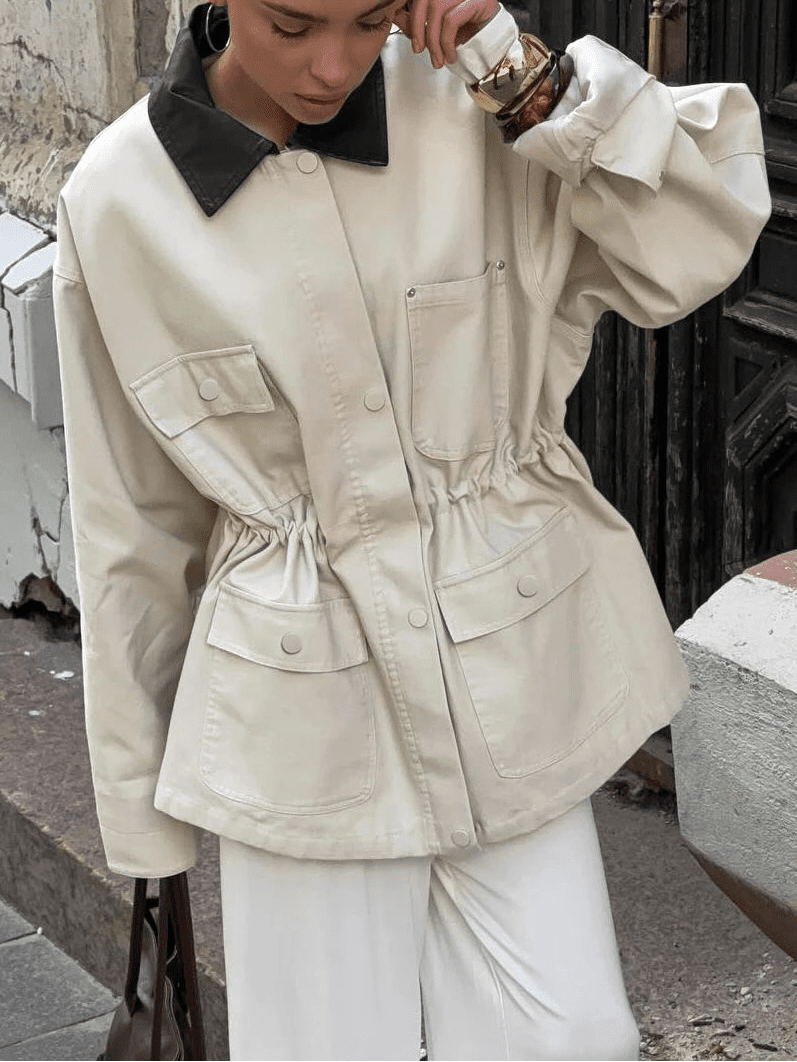 ZEYA - Isadora Drawstring Oversized Jacket