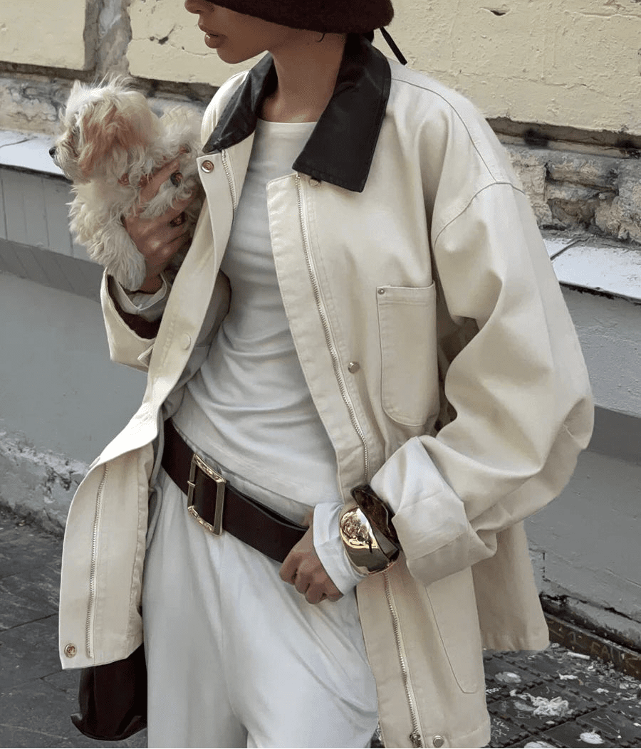 ZEYA - Isadora Drawstring Oversized Jacket