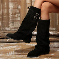 Bottes hautes à boucle rétro Jasmin
