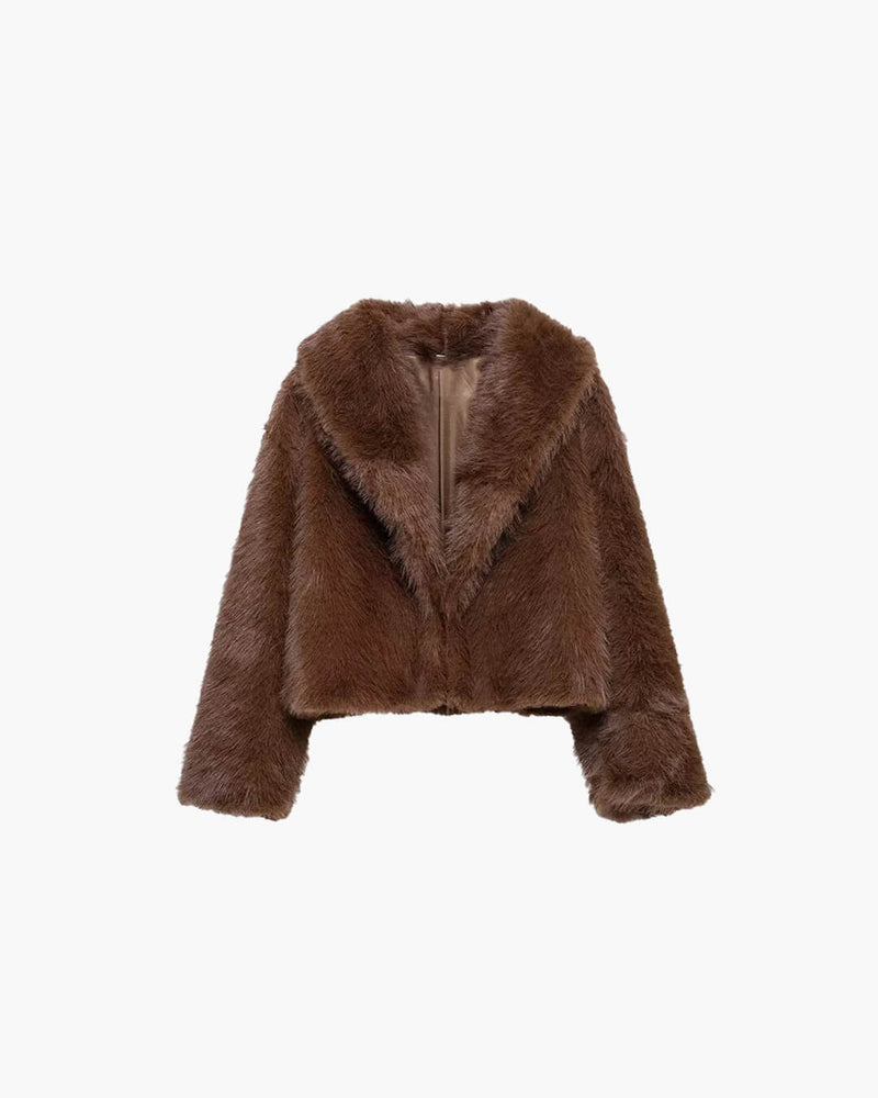 ZEYA - Jemisha Short Faux Fur Coat