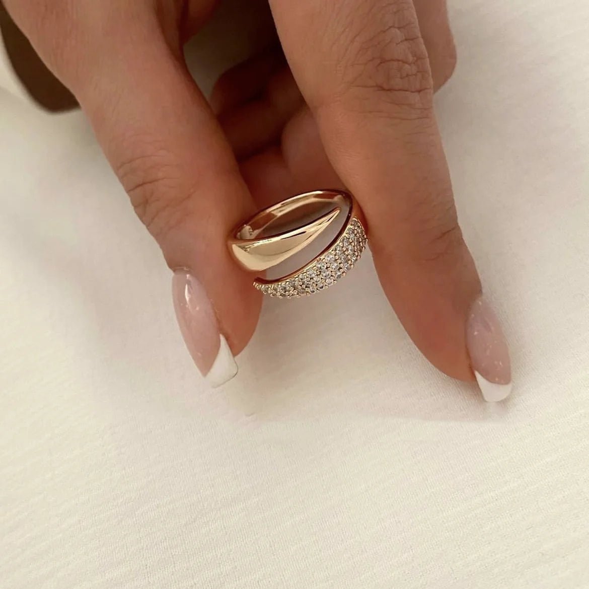 ZEYA - Jessica Pave Zirconia Ring