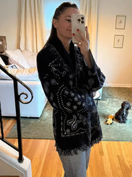 Judy Long Gilet à Franges