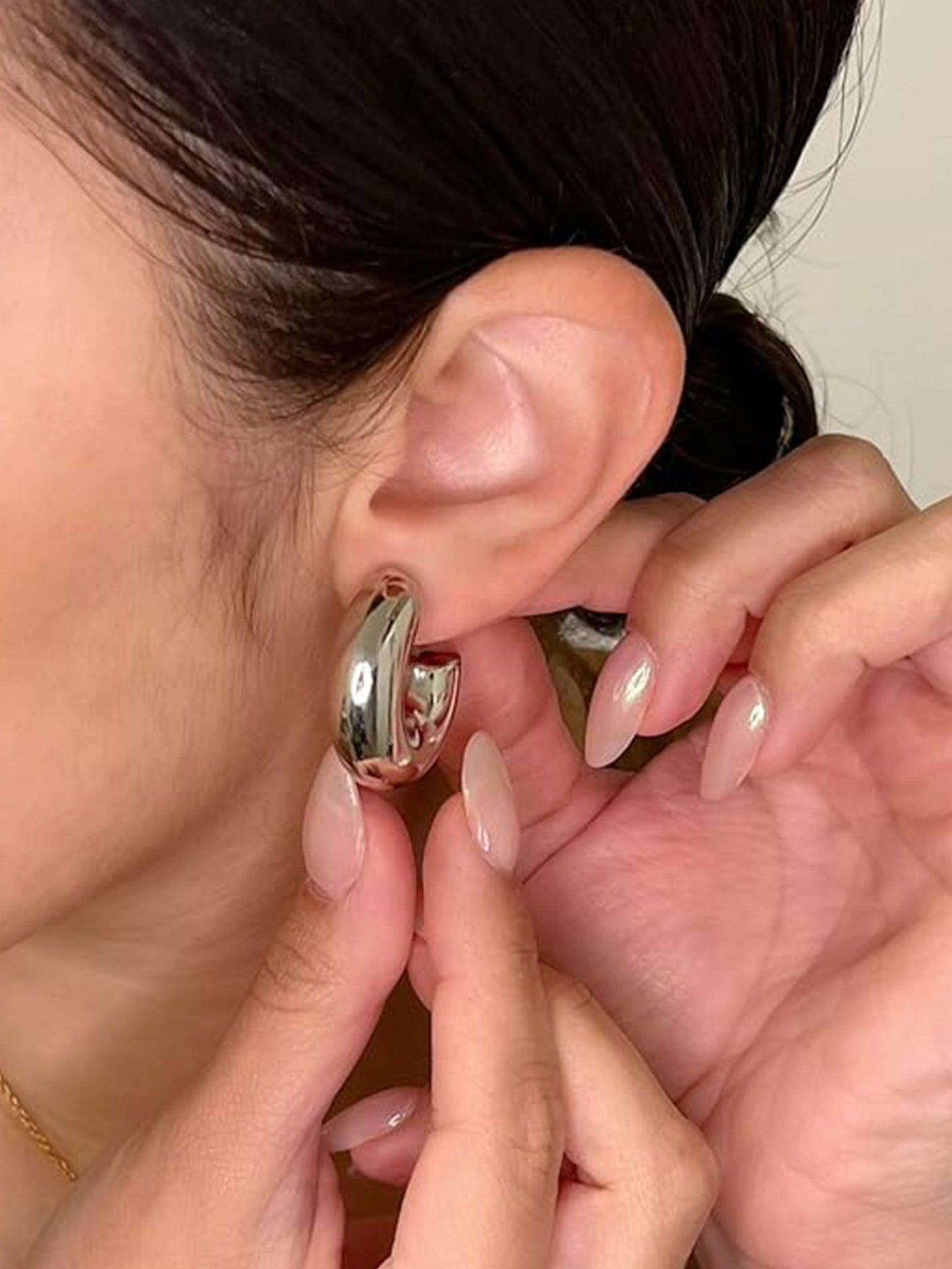 ZEYA - Kallie Gold Chunky Hoop Earrings