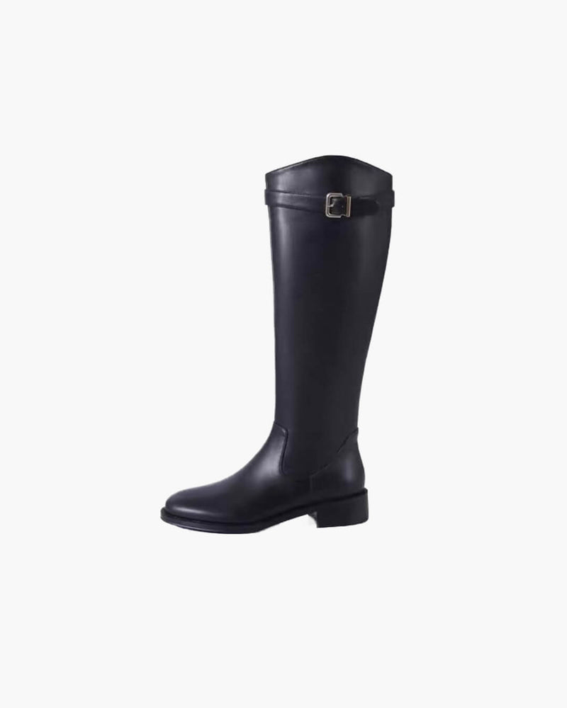 ZEYA - Kara Knee High Leather Boots