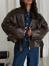 Veste en similicuir vegan Karen