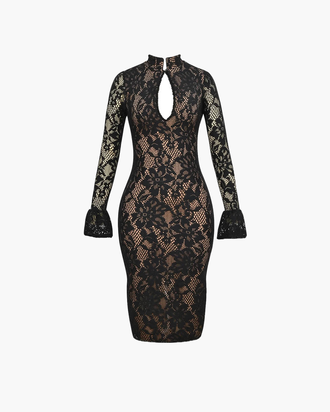 ZEYA - Katalina Cut - Out Lace Midi Dress