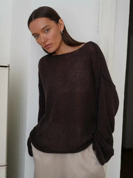 Pull en maille ajourée Katelyn