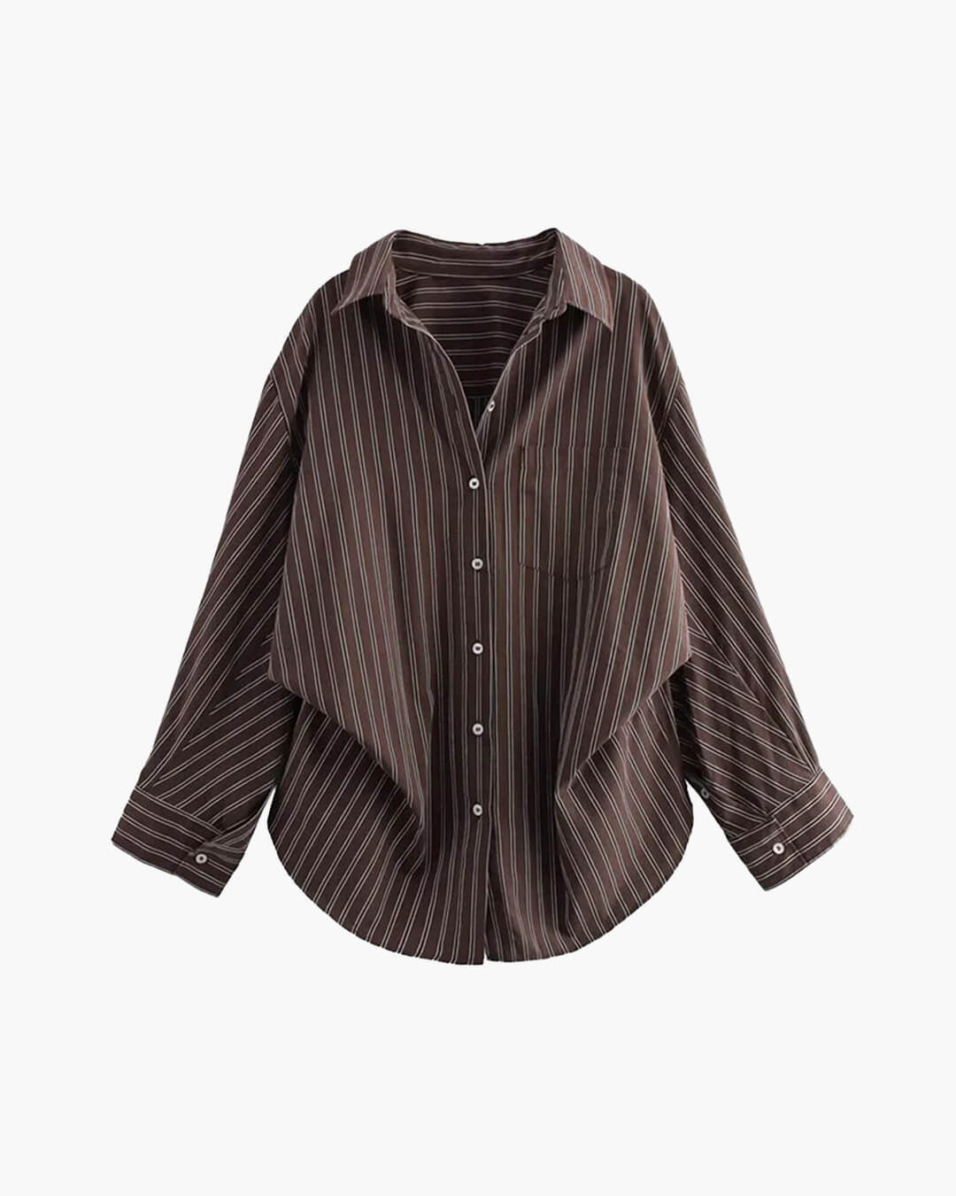 ZEYA - Kathy Bat Sleeve Striped Shirts