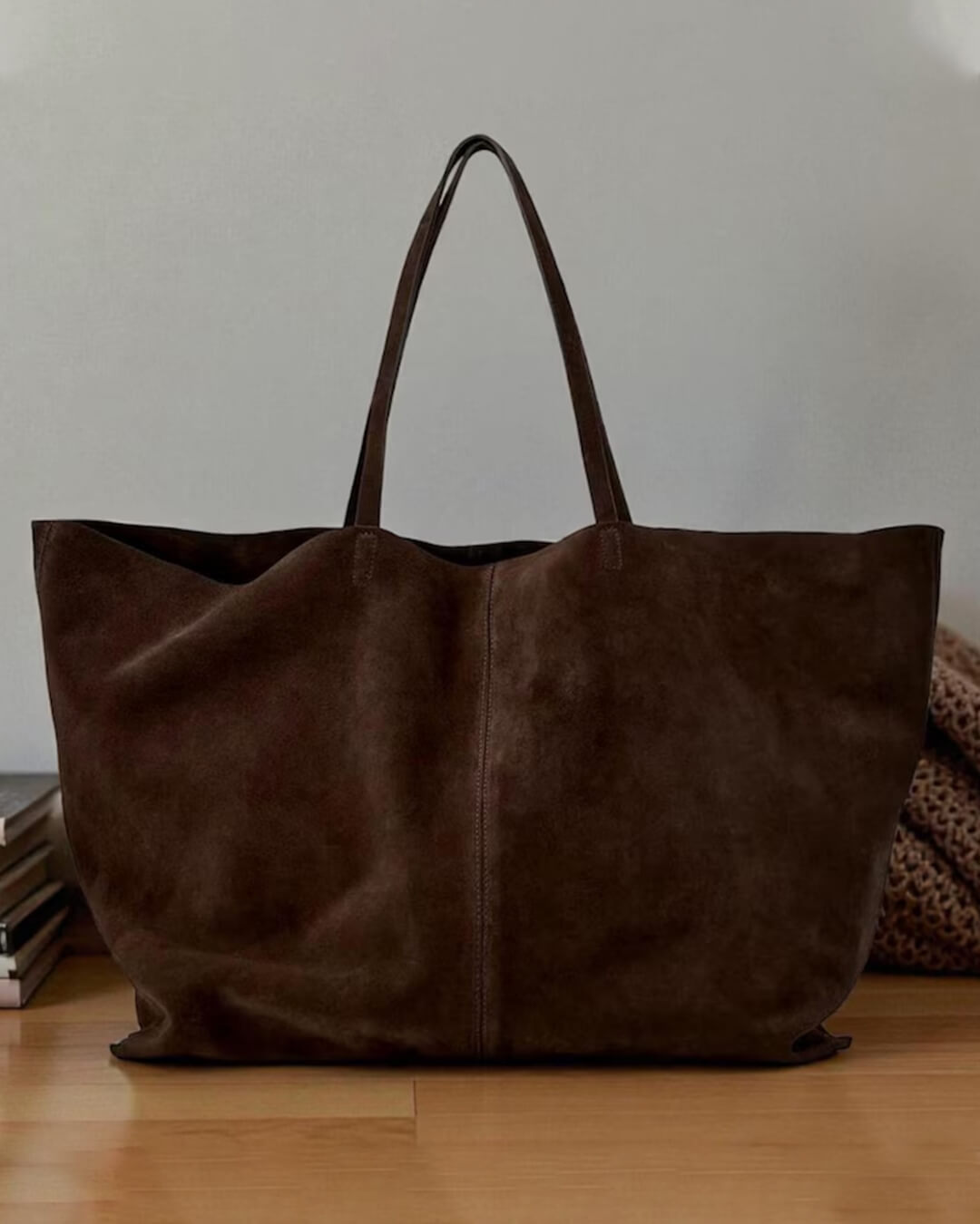 ZEYA - Keira Large Suede Tote Bag