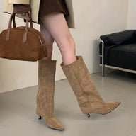 Bottes hautes en suédine Kendall