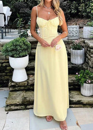 Robe longue corset Kirra