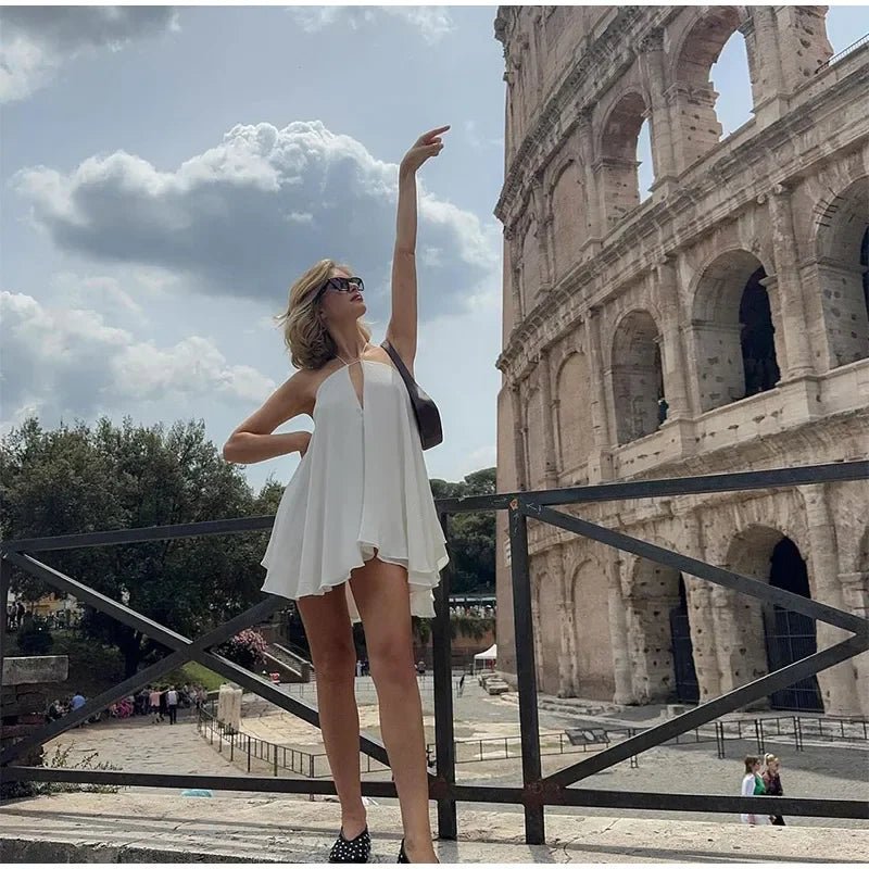 ZEYA - Krissi Halter Mini Dress