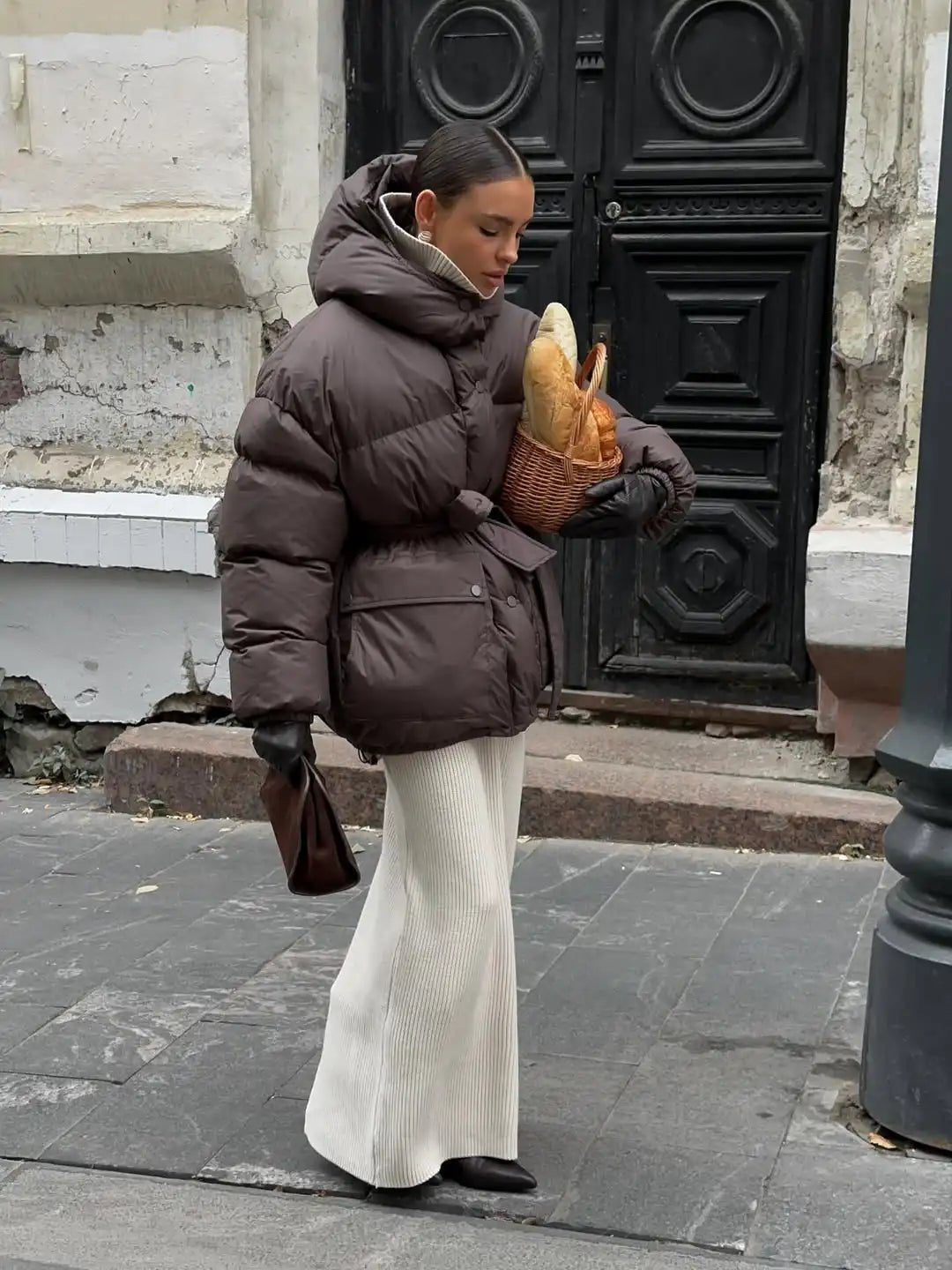 ZEYA - Lani Lace Up Hooded Coat