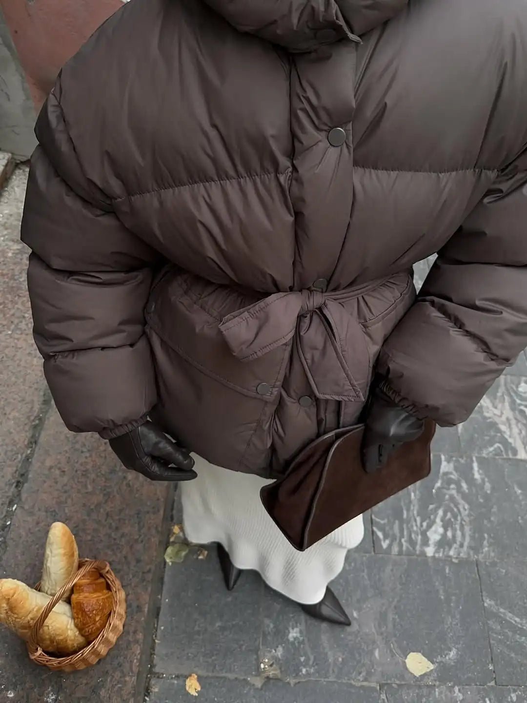 ZEYA - Lani Lace Up Hooded Coat