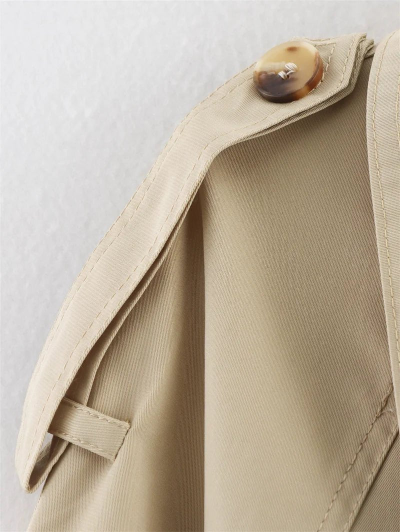 ZEYA - Lisa Cropped Trench Coat