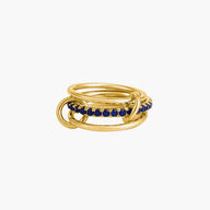 Bague Empilée Pierre Précieuse Bleue Livia
