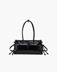 Sac à bandoulière en simili cuir Lorena avec détail de ceinture