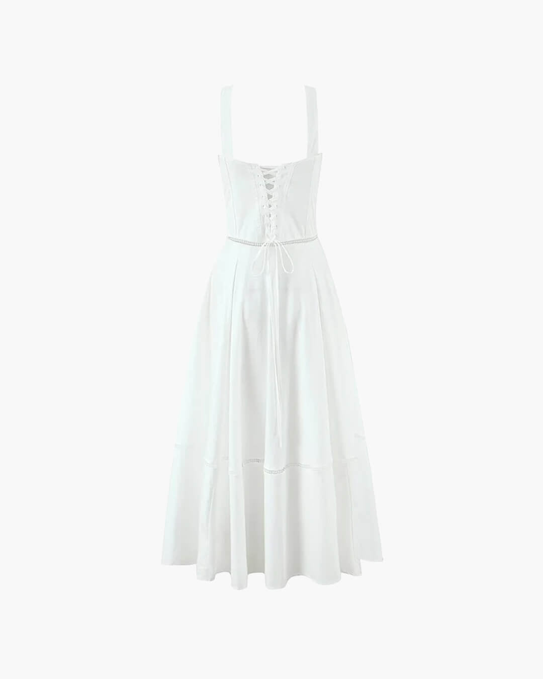ZEYA - Lori Sleeveless Sweetheart Midi Dress