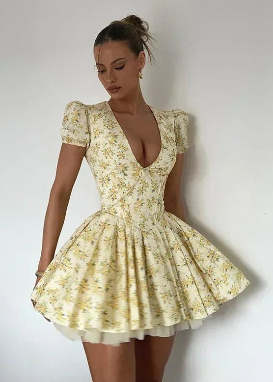 ZEYA - Lory V-Neck Mini Dress