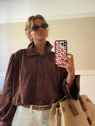 Veste en suédine Lydia