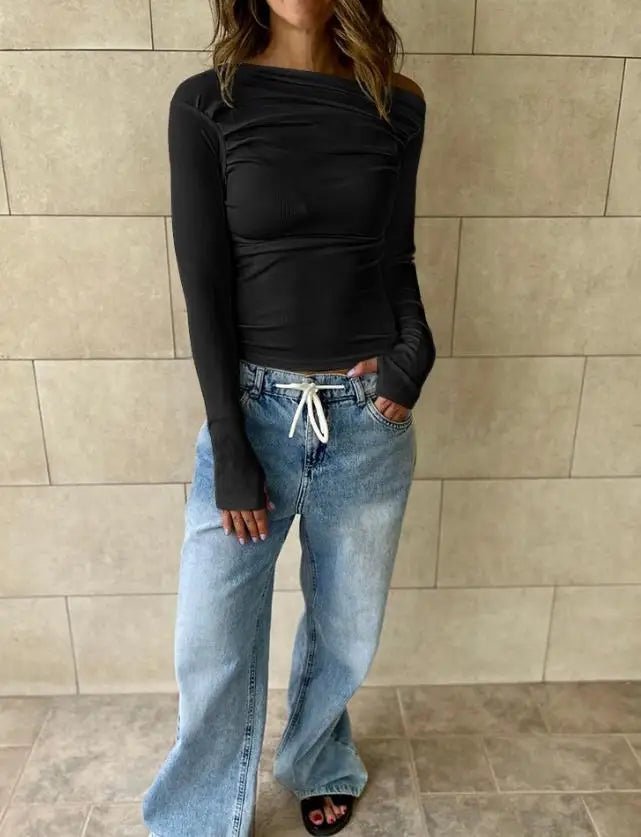 ZEYA - Maddy Off - Shoulder Long Sleeve Top