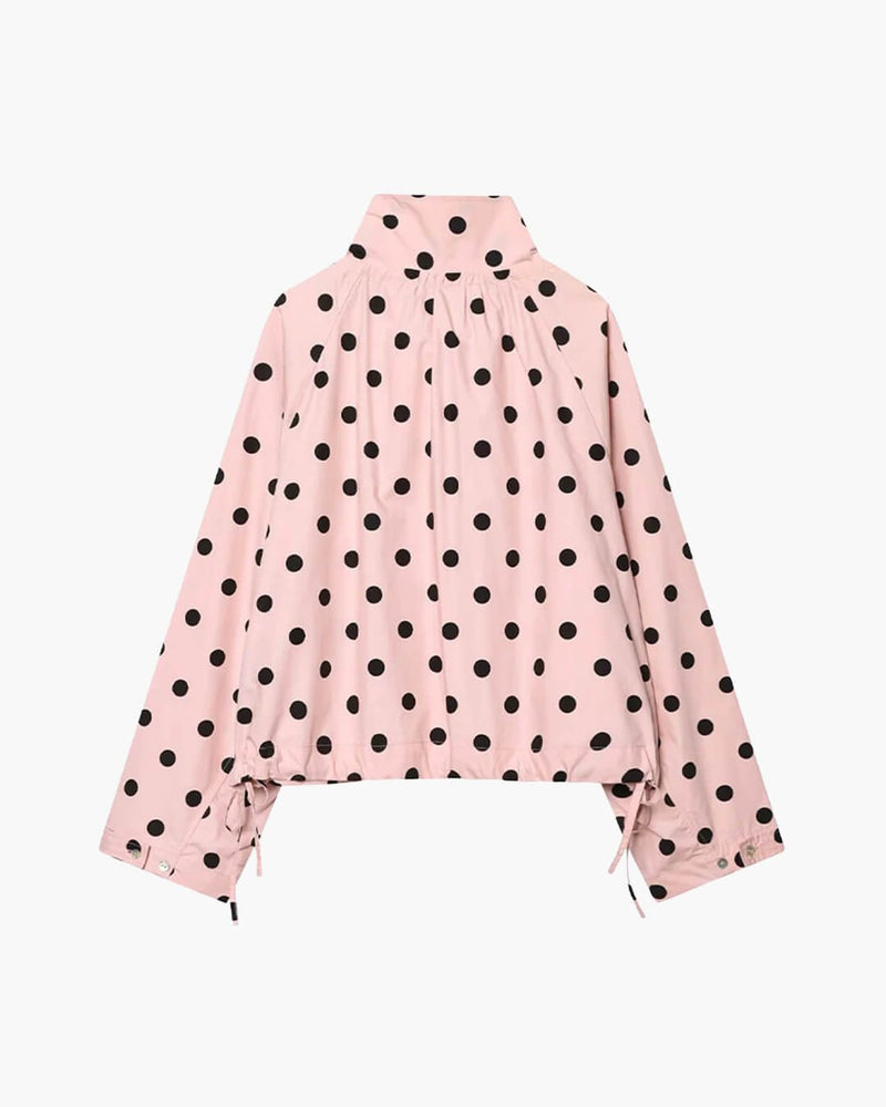 ZEYA - Margot Polka Dot High Collar Jacket