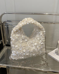 Emilia pochette d'épaule de soirée à sequins