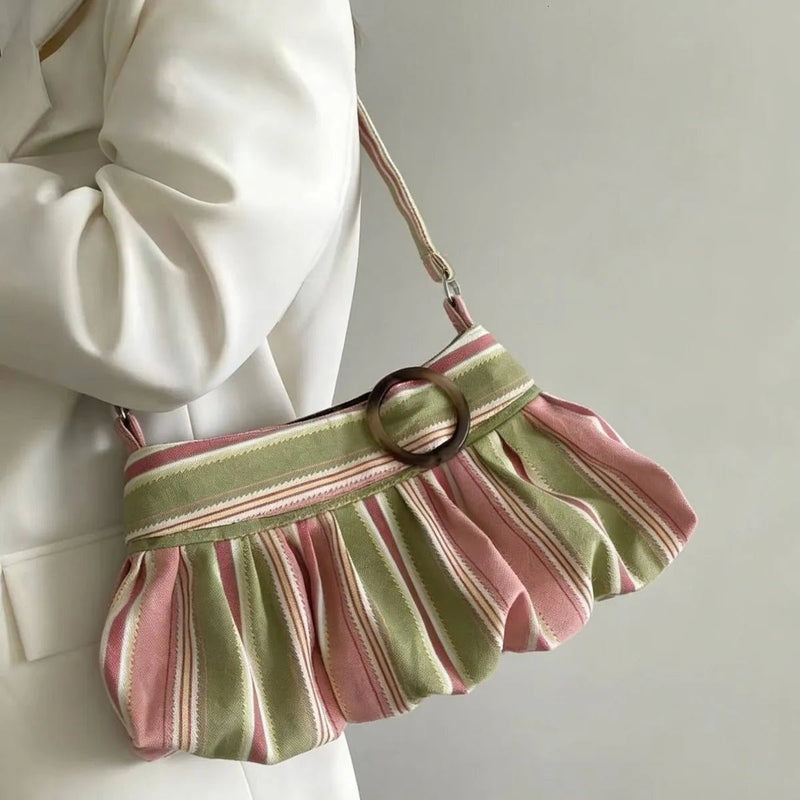 ZEYA - Maria Striped Shoulder Bag