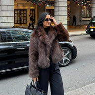 Manteau en fausse fourrure Maricar