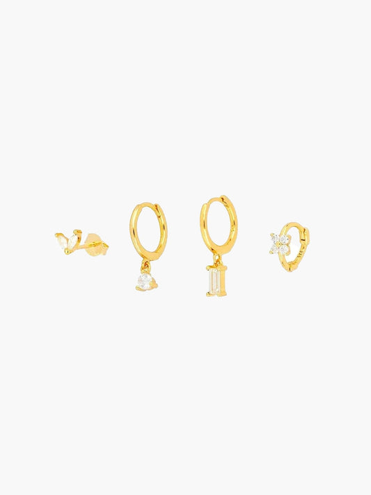 ZEYA - Maris Hoop Piercing Set